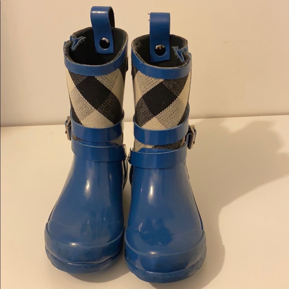 Burberry rain boots